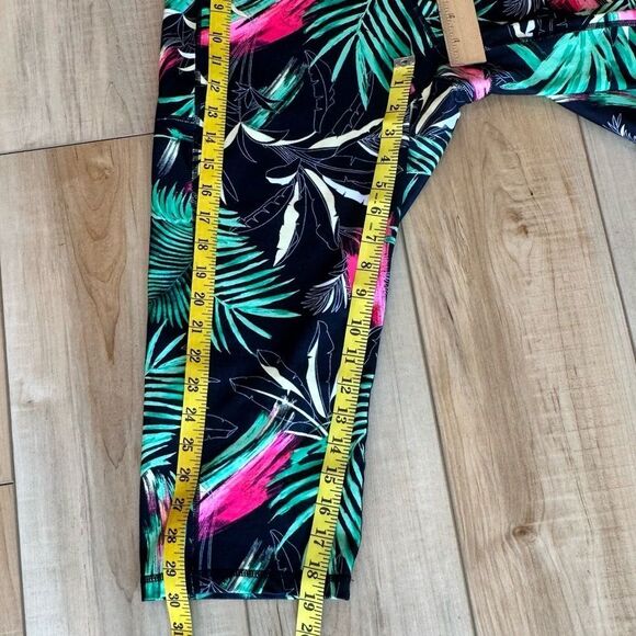Ideology Women's Capri Leggings Tropical-Floral Size XL - Picture 5 of 10